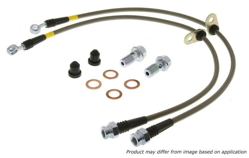 StopTech Stainless Steel Front Brake lines for 93-5 RX-7