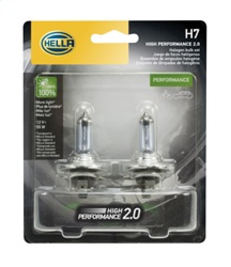 Hella H7 12V 55W PX26D HP2.0 Halogen Bulbs