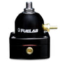 Fuelab 545 EFI Adjustable Mini FPR In-Line 25-90 PSI (1) -6AN In (1) -6AN Return - Black